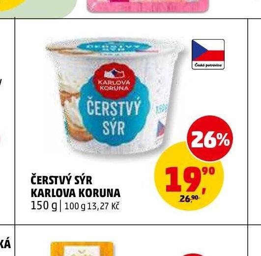 ČERSTVÝ SÝR KARLOVA KORUNA