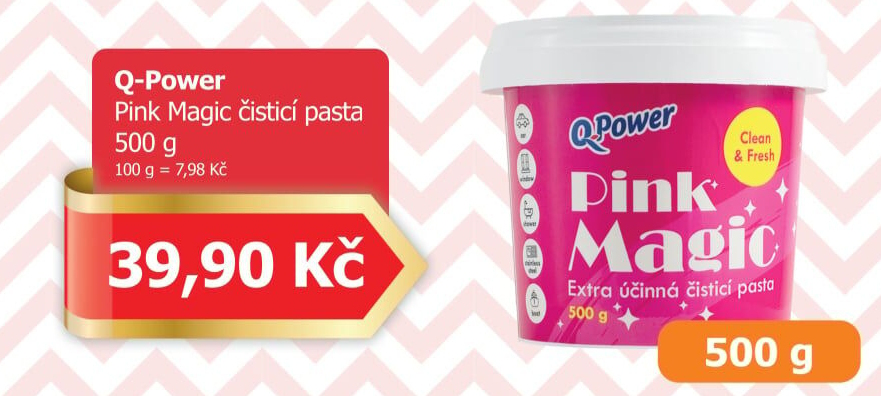 Čisticí pasta Pink Magic Q-Power