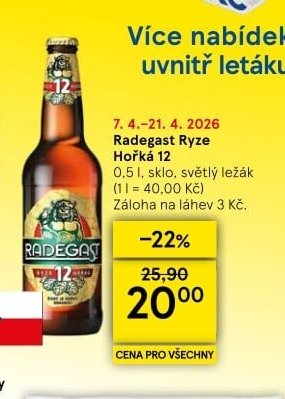 Radegast Ryze Hořká 12