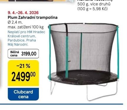 Plum Zahradní trampolína