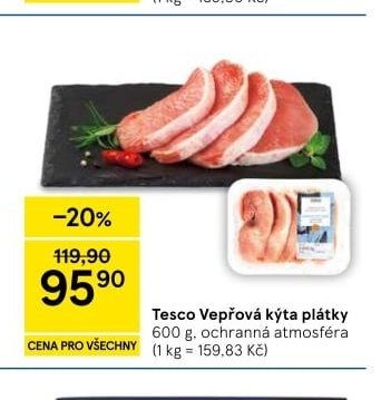 Tesco Vepřová kýta plátky