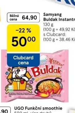 Samyang Buldak Instantní nudle