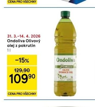 Ondoliva Olivový olej z pokrutin