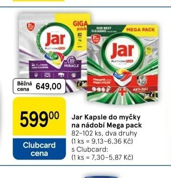Jar Kapsle do myčky