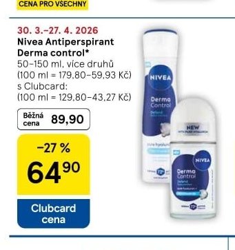Nivea Antiperspirant Derma control