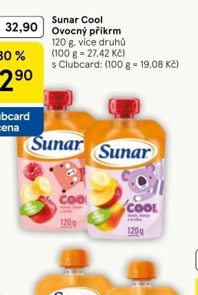 Sunar Cool Ovocný příkrm
