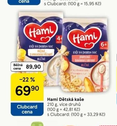 Hami Dětská kaše