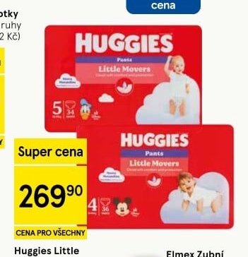 Huggies Little Movers Plenkové kalhotky