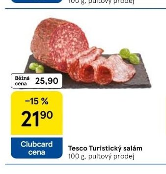 Tesco Turistický salám