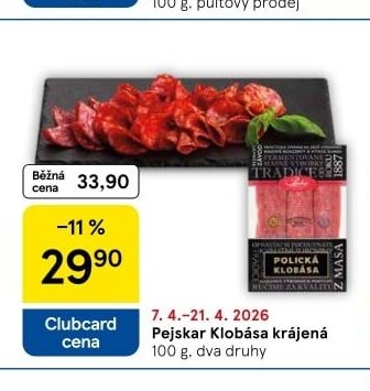 Pejskar Klobása krájená