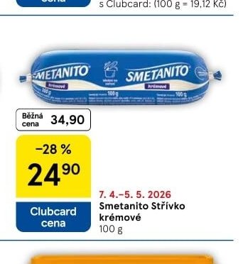 Smetanito Střívko krémové