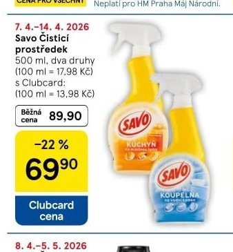 Savo Čisticí prostředek