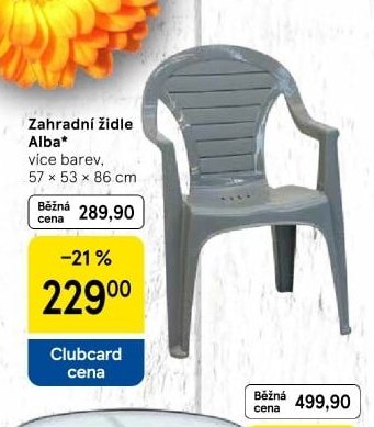 Zahradní židle Alba