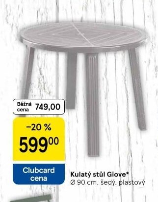 Kulatý stůl Giove
