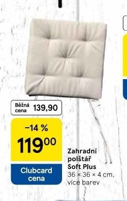 Zahradní polštář Soft Plus