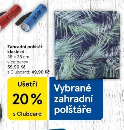 Zahradní polštář klasický