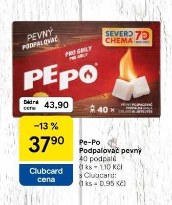 Pe-Po Podpalovač pevný