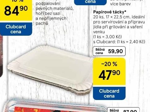 Papírové tácky