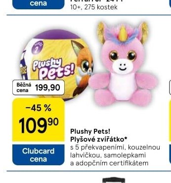 Plushy Pets! Plyšové zvířátko