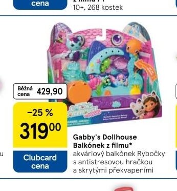Gabby's Dollhouse Balkónek Rybočky