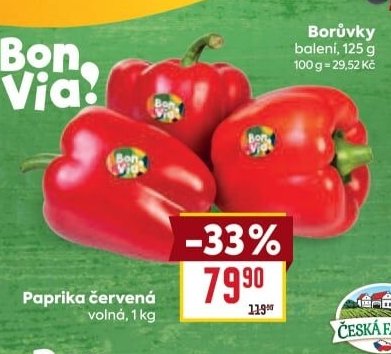 Paprika červená