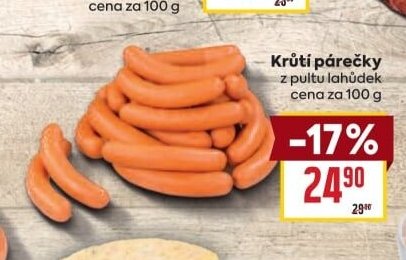 Krůtí párečky
