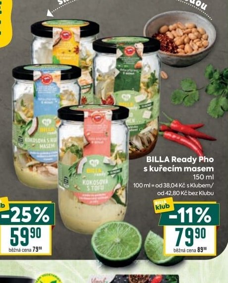 BILLA Ready Pho s kuřecím masem
