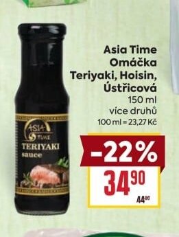 Asia Time Omáčka Teriyaki, Hoisin, Ústřicová