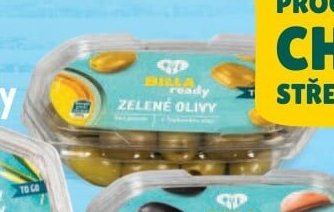 BILLA ready Zelené olivy