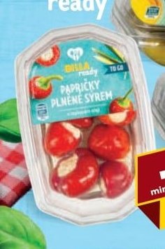 BILLA ready Papričky plněné sýrem