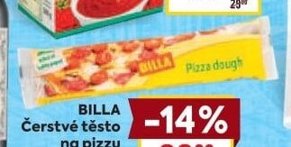 BILLA Čerstvé těsto na pizzu