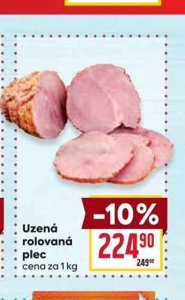 Uzená rolovaná plec