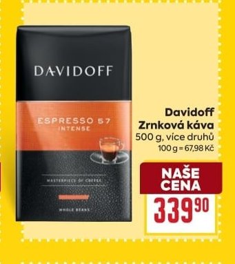 Davidoff Zrnková káva