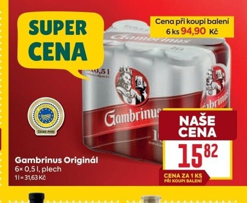Gambrinus Originál