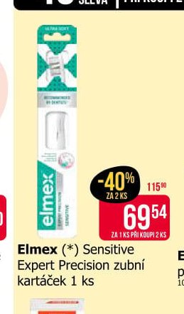 Elmex Sensitive Expert Precision zubní kartáček 1 ks
