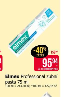Elmex Professional zubní pasta 75 ml