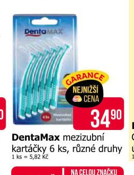 DentaMax mezizubní kartáčky 6 ks