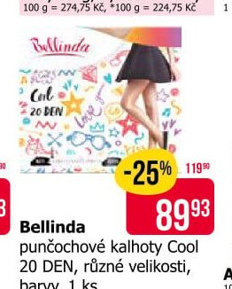 Bellinda punčochové kalhoty Cool 20 DEN