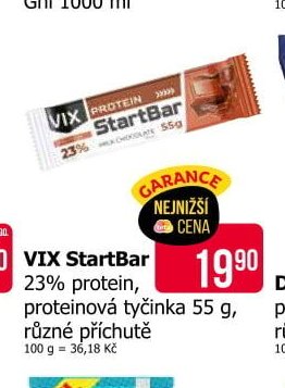 VIX StartBar 23% protein, proteinová tyčinka 55 g