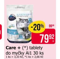 Care + tablety do myčky Ai1 30 ks