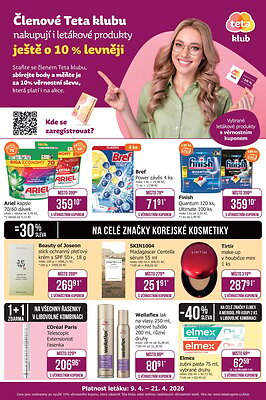 aktuální leták Teta drogerie 9.4.2026-21.4.2026