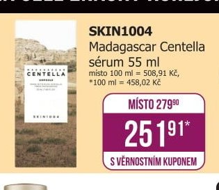 SKIN1004 Madagascar Centella sérum 55 ml