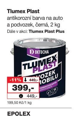 Tlumex Plast antikorozní barva