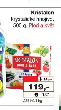 Kristalon krystalické hnojivo