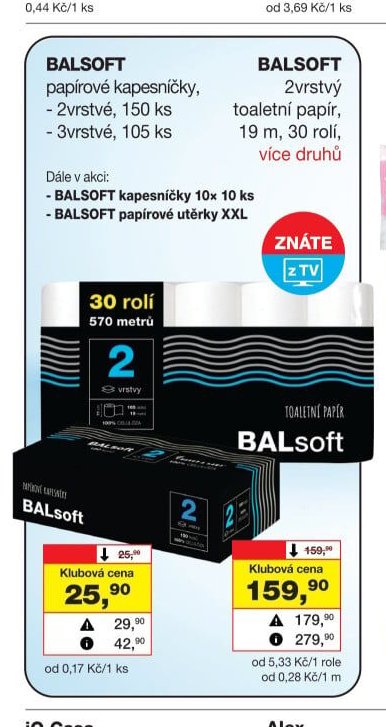 BALSOFT toaletní papír