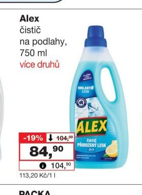 Alex čistič na podlahy