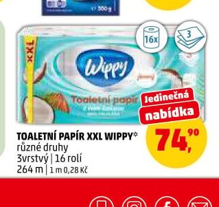 Toaletní papír XXL Wippy