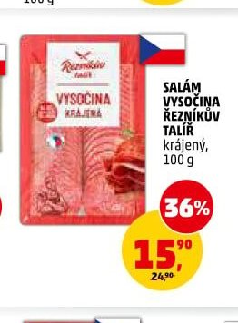 SALÁM VYSOČINA ŘEZNÍKŮV TALÍŘ