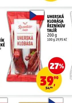 UHERSKÁ KLOBÁSA ŘEZNÍKŮV TALÍŘ