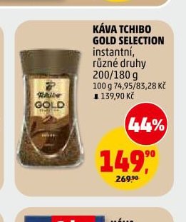 Káva Tchibo Gold Selection